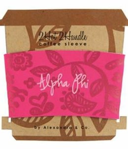 alpha phi coffee sleeve