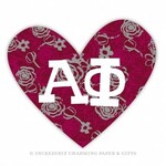 m. lynne designs alpha phi heart sign