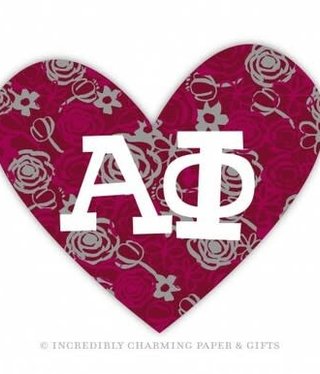 available at m. lynne designs Alpha Phi Heart Sign