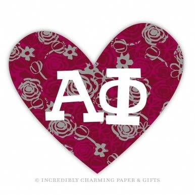 available at m. lynne designs Alpha Phi Heart Sign