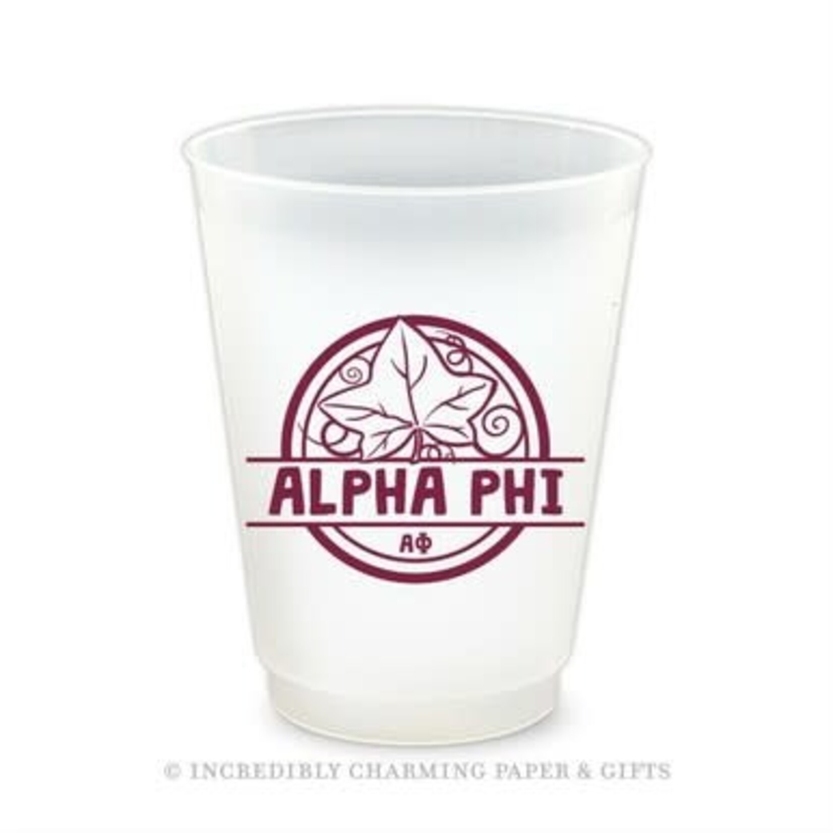 m. lynne designs alpha phi icon frost flex cup