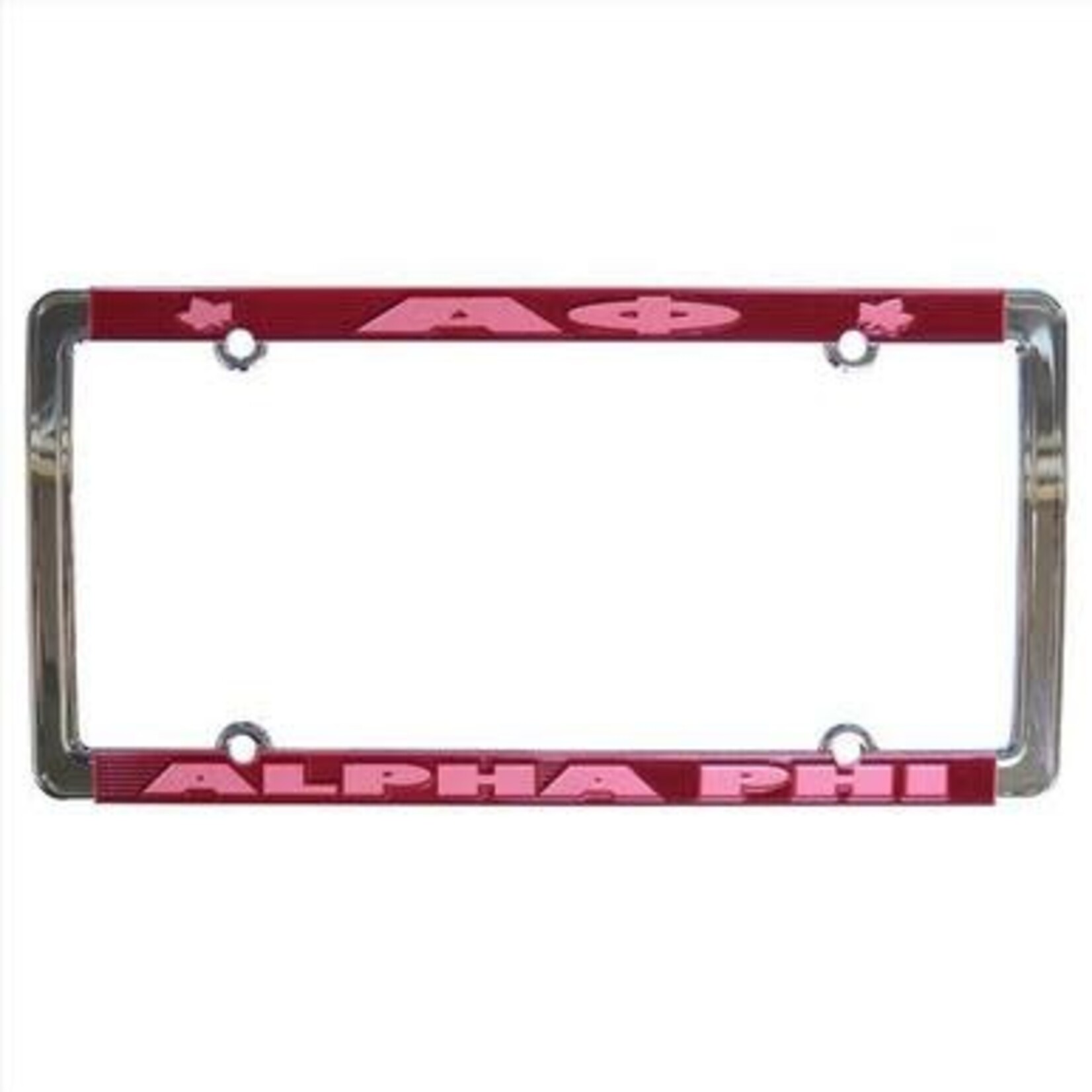 m. lynne designs alpha phi license plate frame