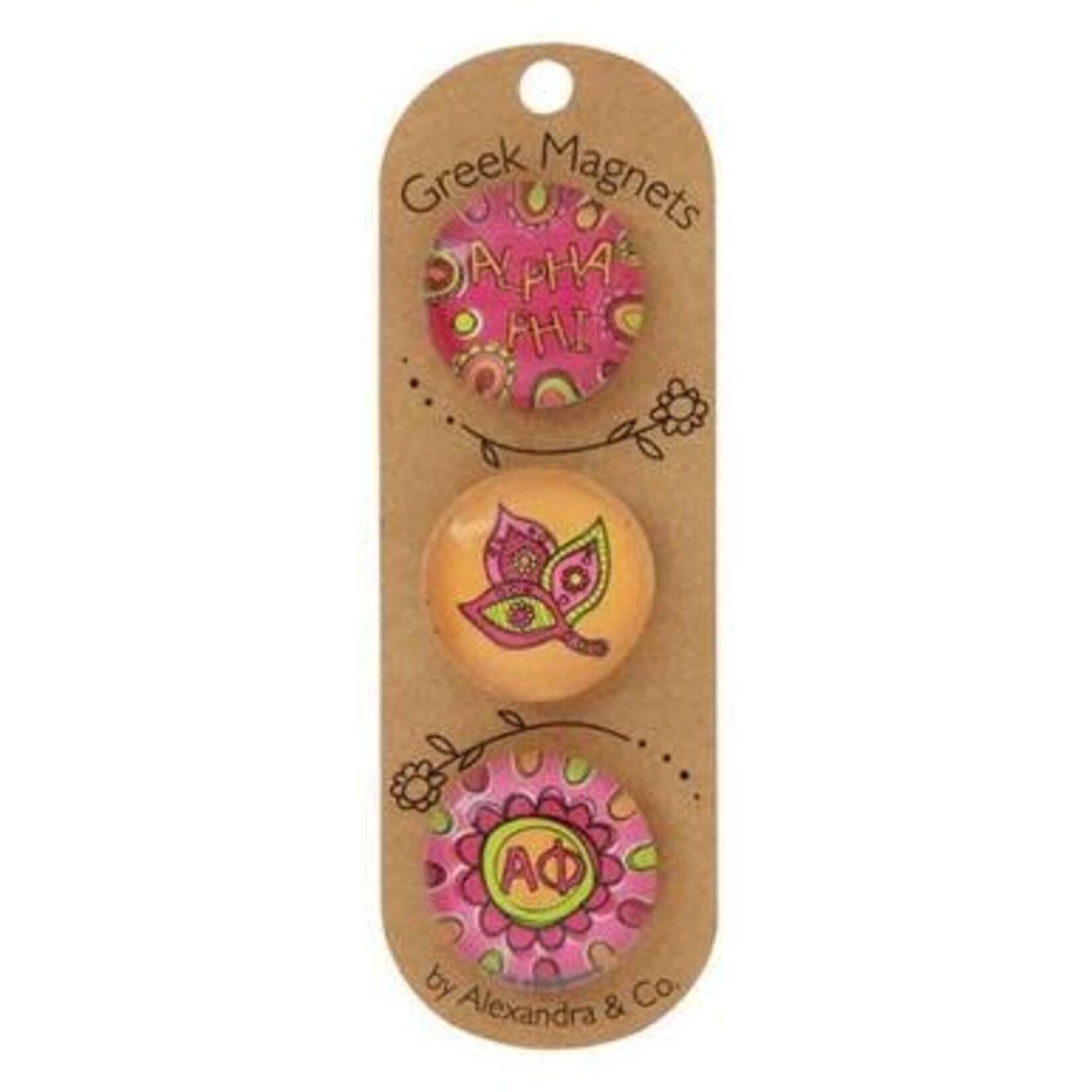 m. lynne designs alpha phi large magnets