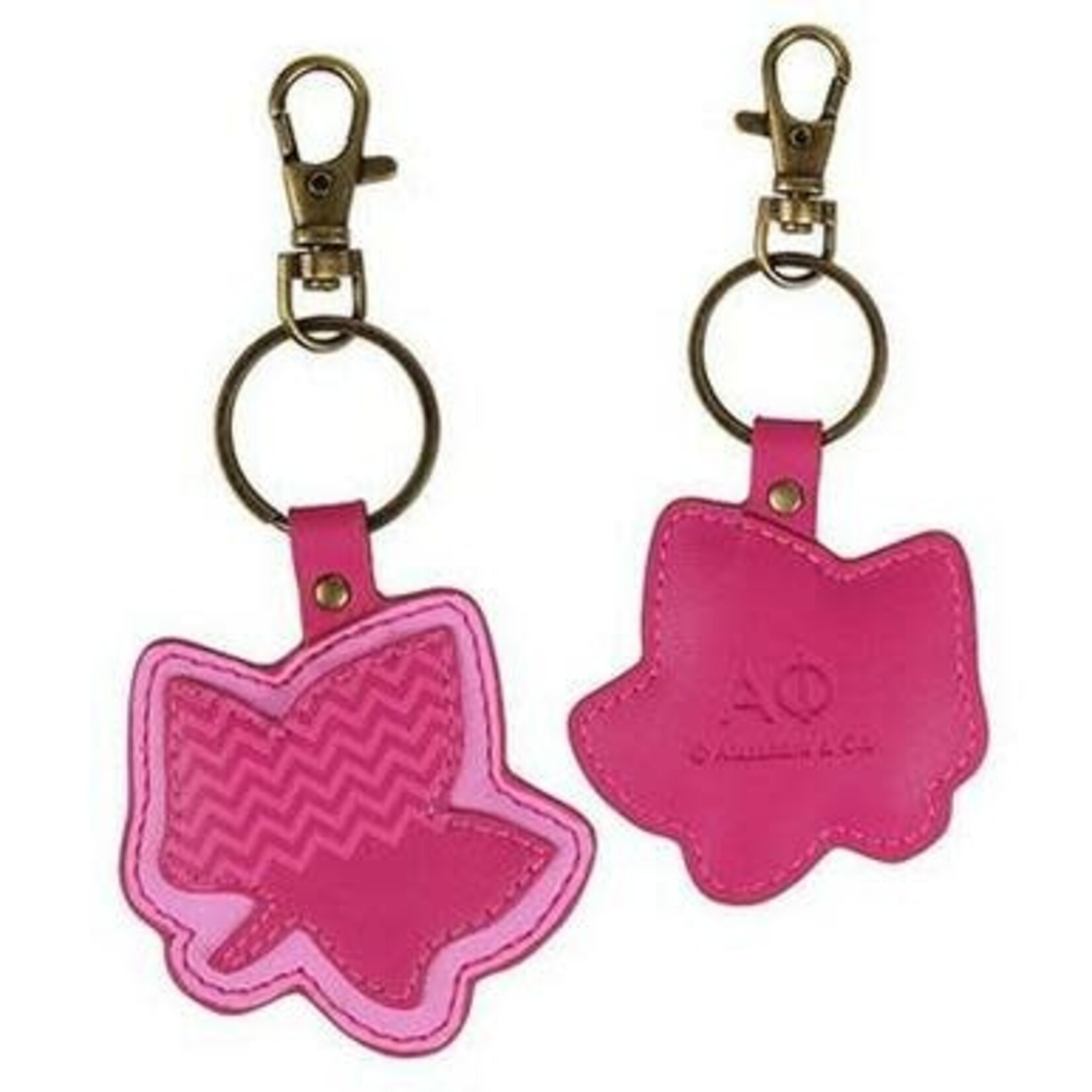 m. lynne designs alpha phi mascot keychain