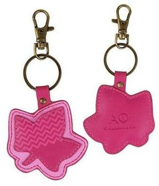 available at m. lynne designs alpha phi mascot keychain
