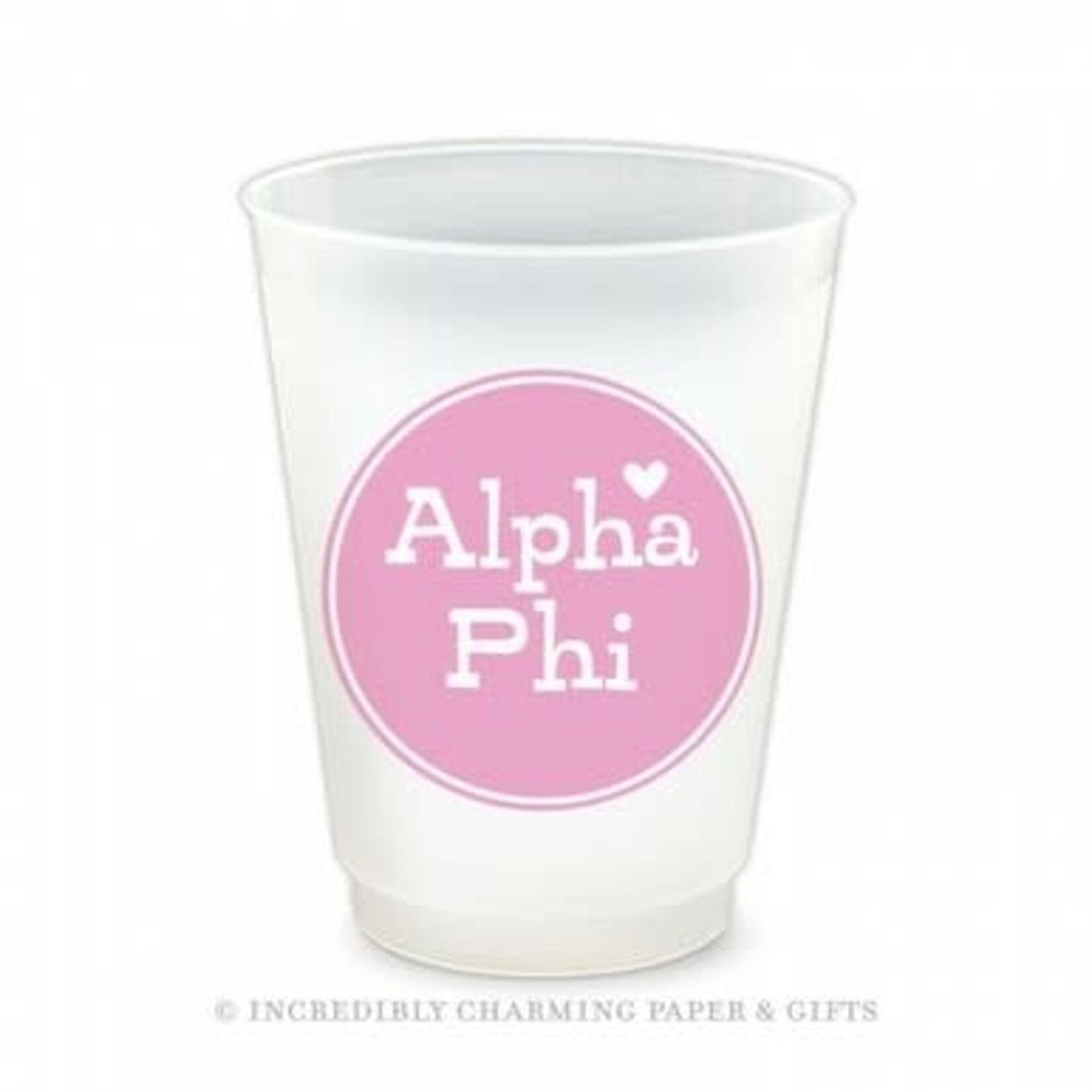 m. lynne designs alpha phi love frost flex cup
