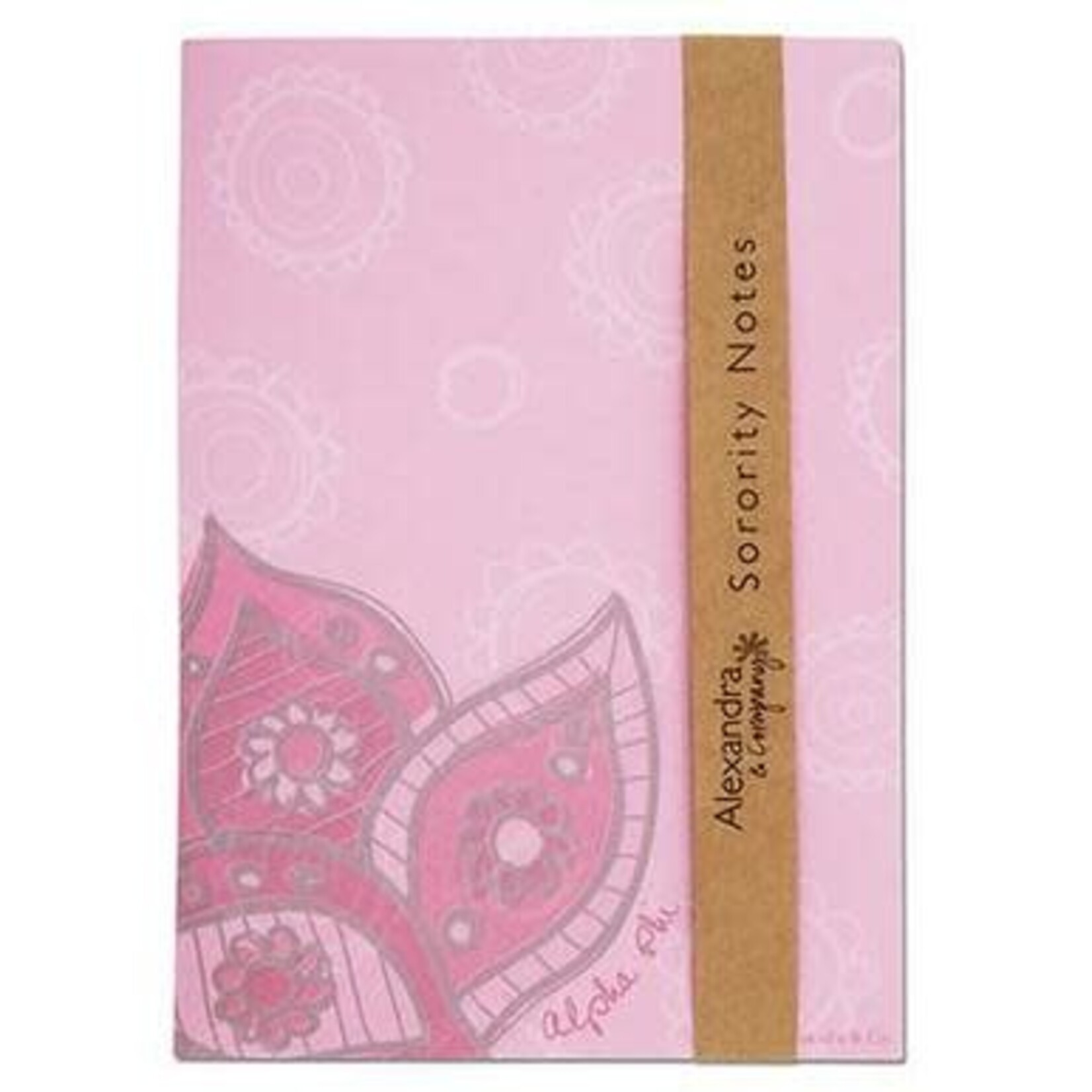 m. lynne designs alpha phi mascot notepad