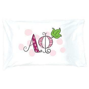 available at m. lynne designs alpha phi pillowcase