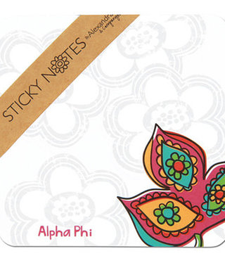 available at m. lynne designs Alpha Phi Sticky Notes