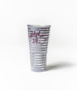 coton colors alpha phi stripe tervis tumbler