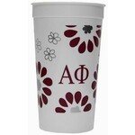 m. lynne designs alpha phi tumbler white