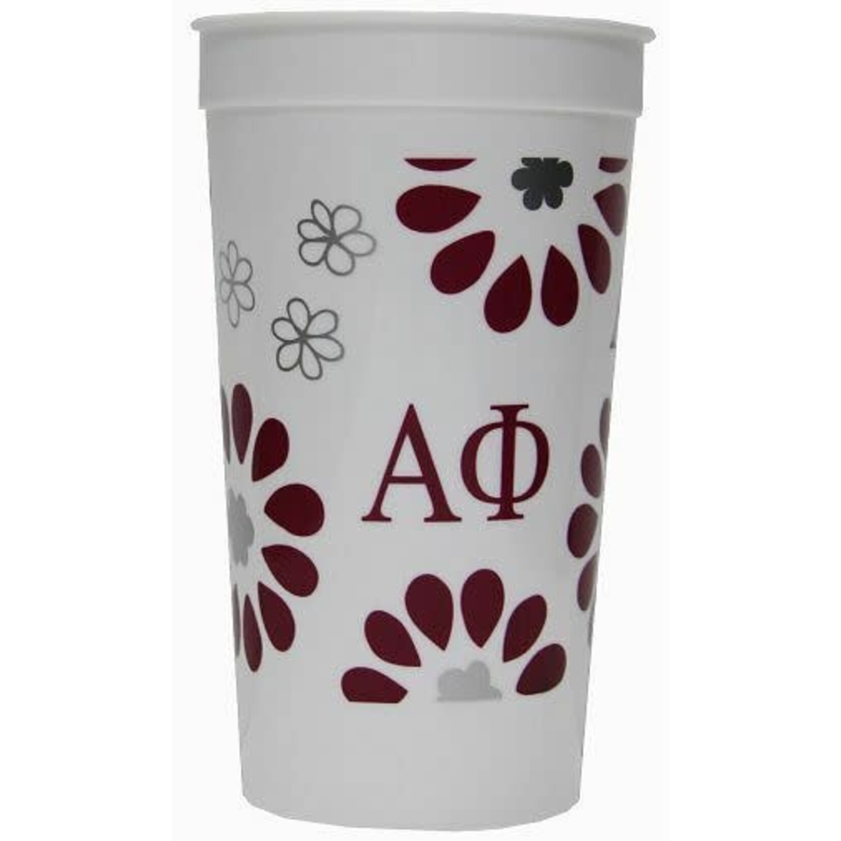 m. lynne designs alpha phi tumbler white