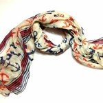 m. lynne designs anchor scarf