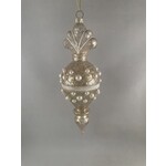 m. lynne designs antiqued pearl finial ornament