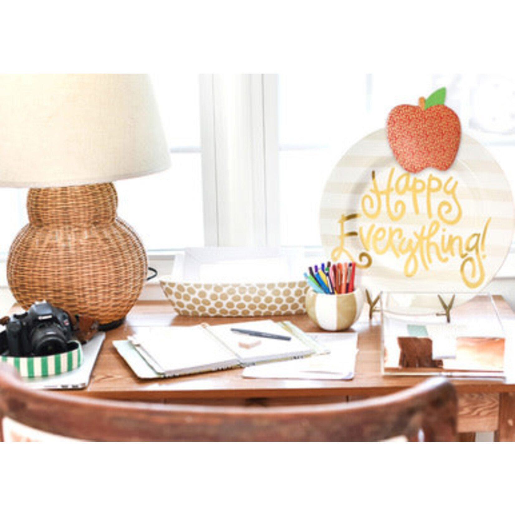 happy everything apple gold big attachment