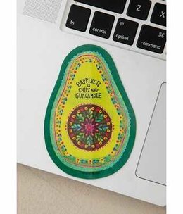 natural life Avocado Sticker