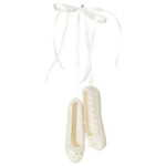 m. lynne designs ballerina slipper ornament