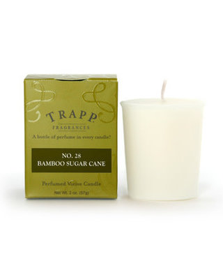 Bamboo Sugar Cane Votive Candle