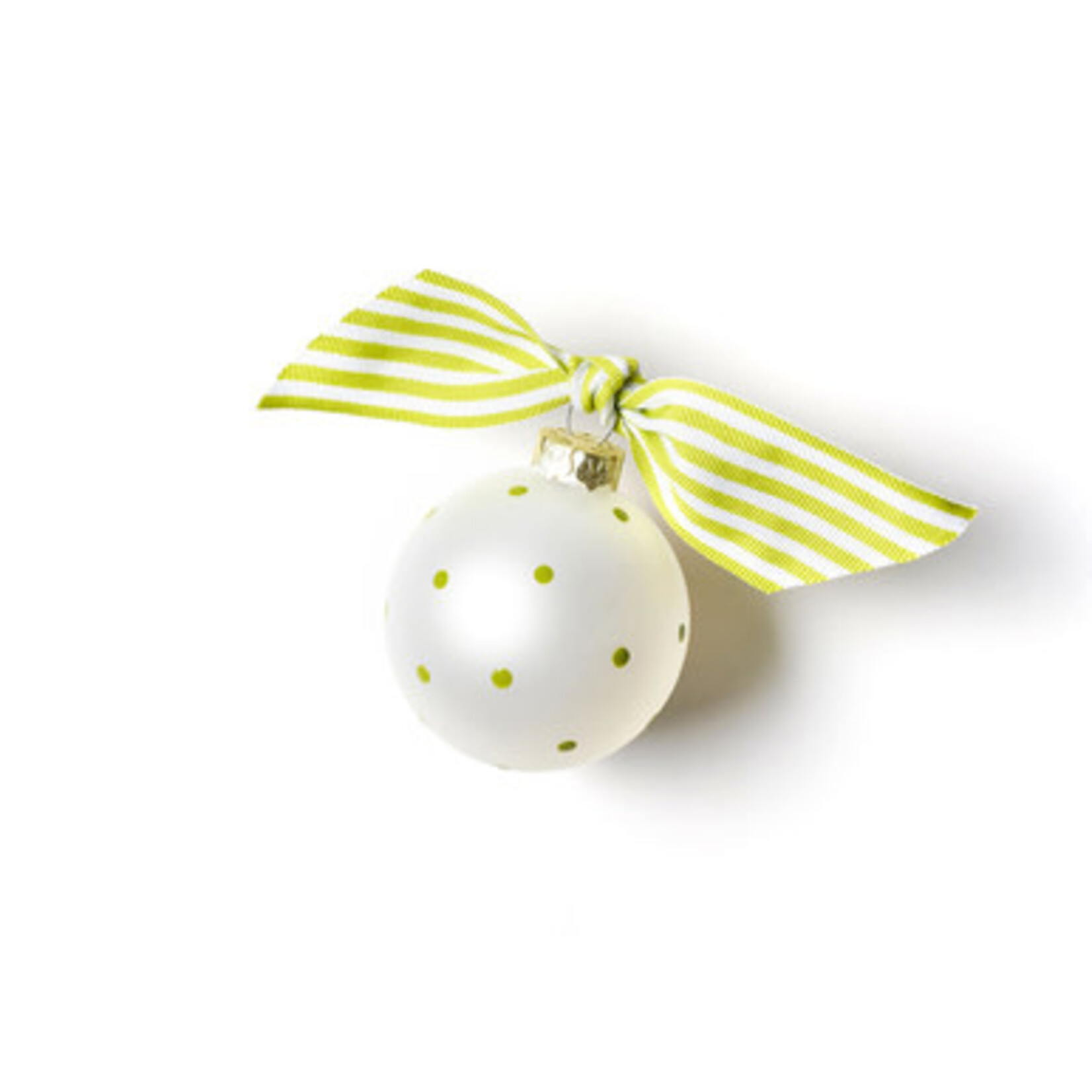coton colors basketball glass ornament