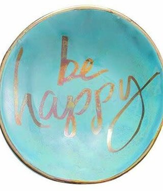 available at m. lynne designs Be Happy RIng Bowl