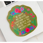 natural life be happy see good sticker