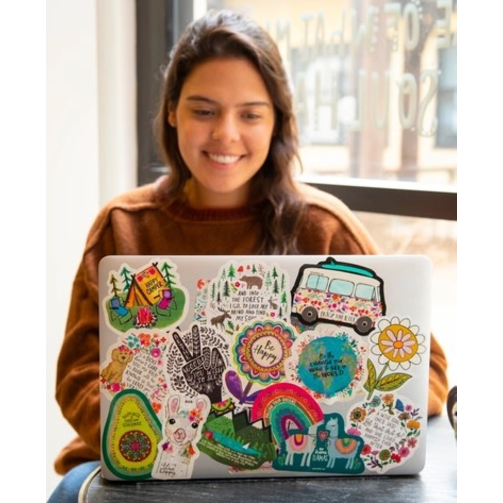 natural life be happy see good sticker