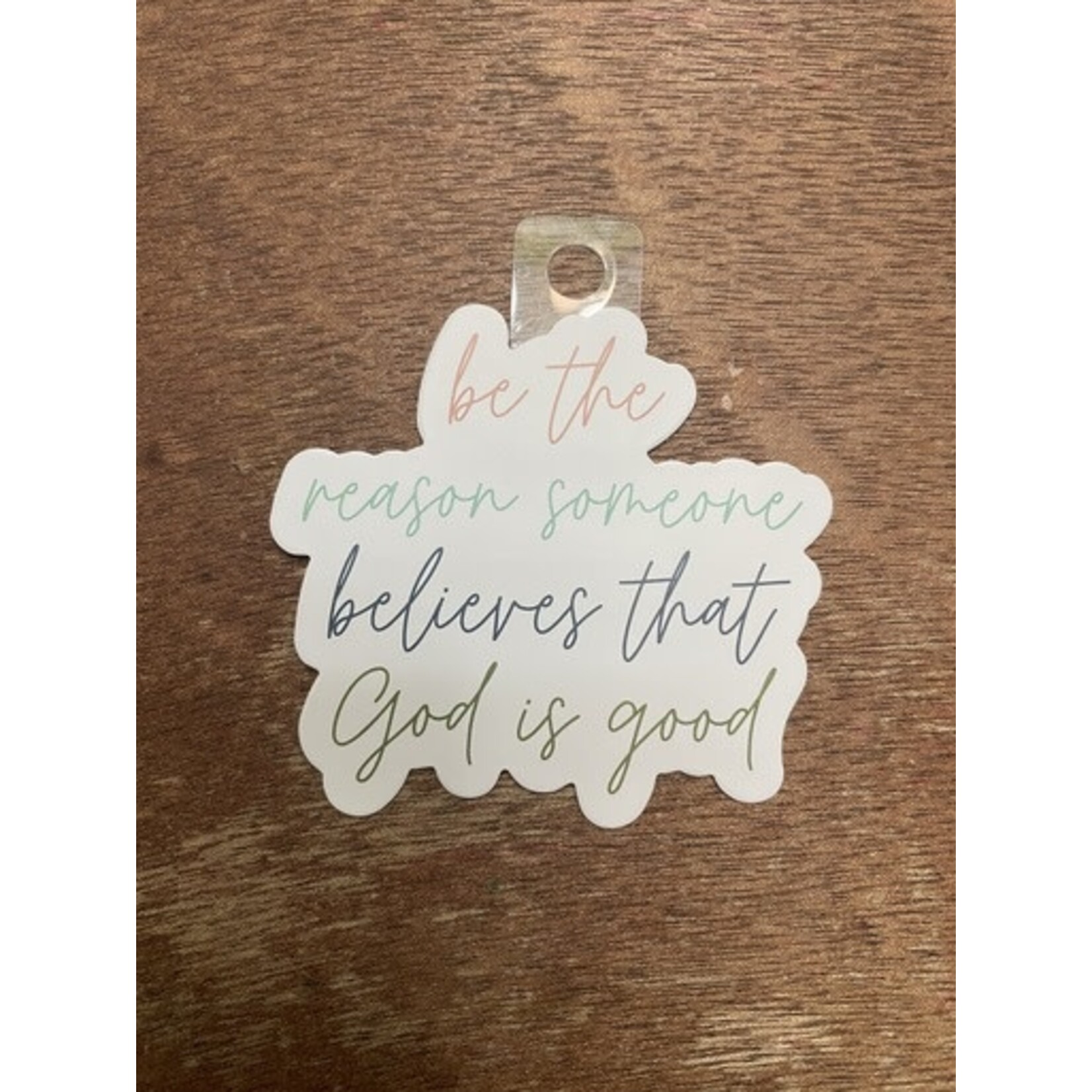 m. lynne designs be the reason sticker