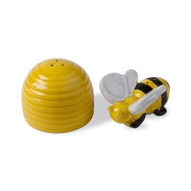 available at m. lynne designs Bee Salt & Pepper Set of Two