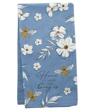 available at m. lynne designs Bee Tea Towel