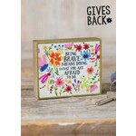 natural life being brave tiny block keepsake