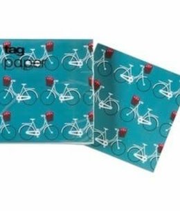 available at m. lynne designs Bicycles Paper Cocktail Napkin