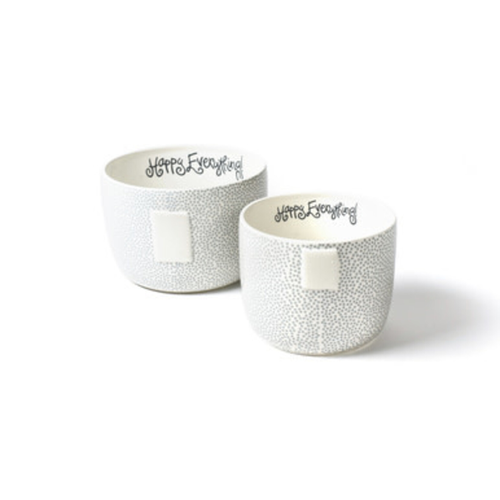 happy everything stone small dot happy everything big bowl