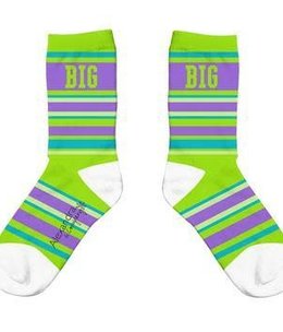 available at m. lynne designs “big" green crew socks