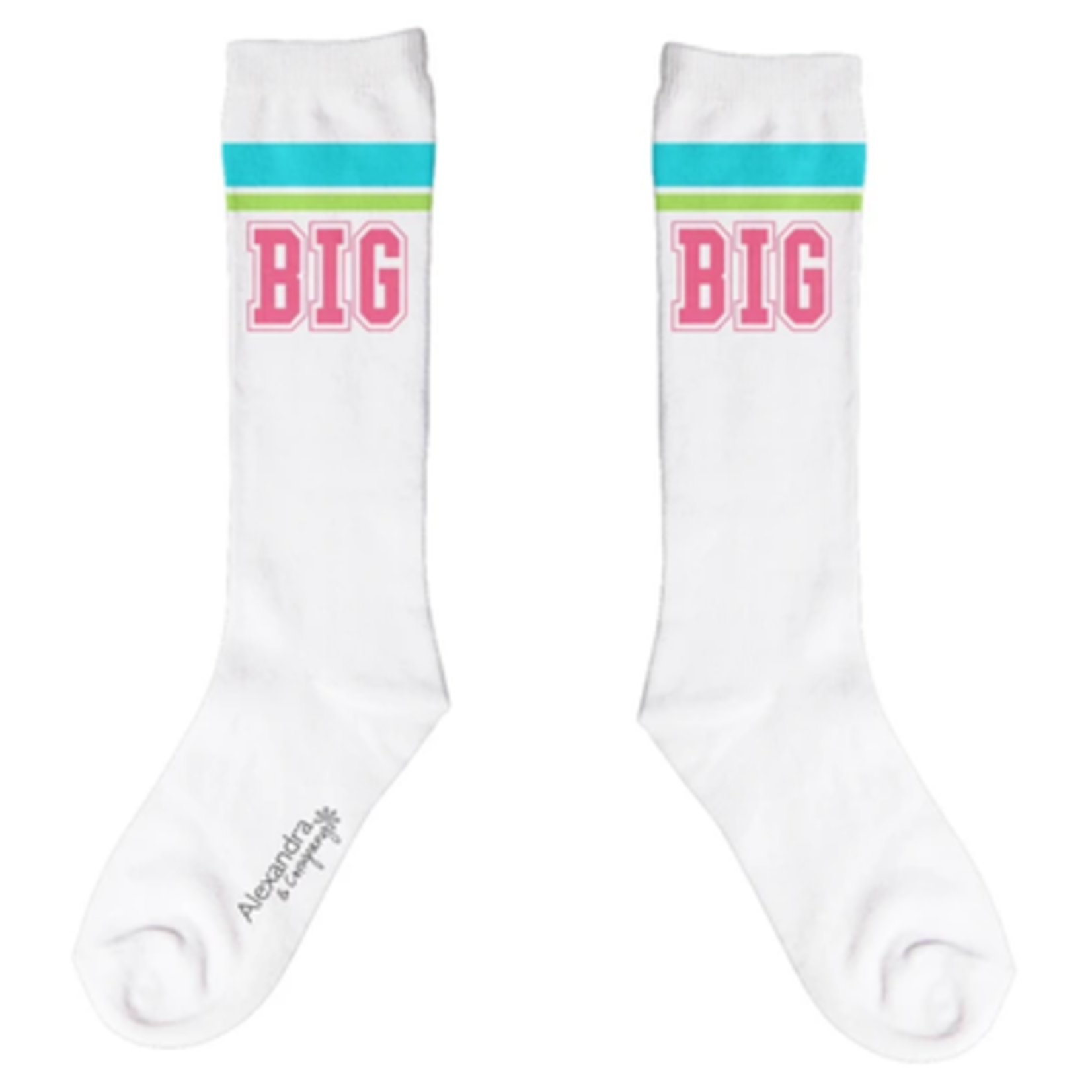 m. lynne designs 'big' pink knee high socks