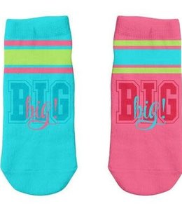 available at m. lynne designs "big" teal ankle socks