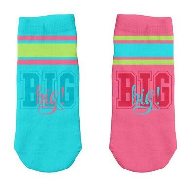 available at m. lynne designs "big" teal ankle socks