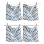 m. lynne designs set of four bike napkins