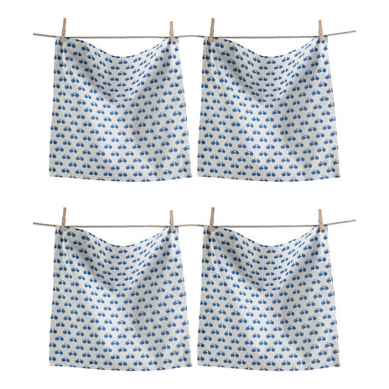 m. lynne designs set of four bike napkins