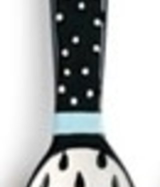 available at m. lynne designs Black and Blue Ceramic Spoon