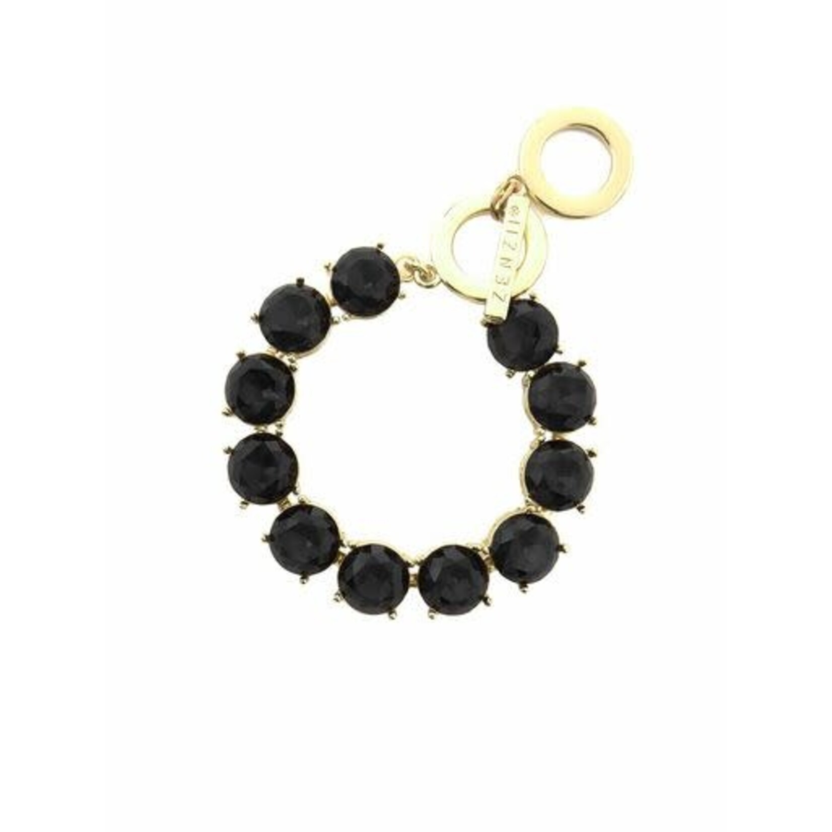m. lynne designs black chunky diamond bracelet