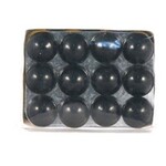 m. lynne designs black mini magnet set