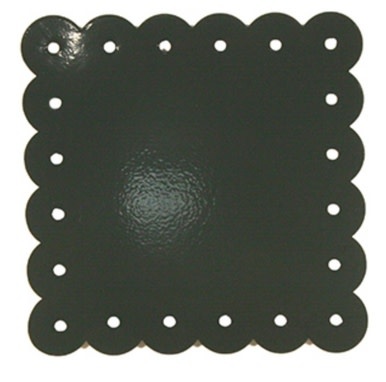 available at m. lynne designs Black Scalloped Enamel Board