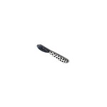 coton colors black small dot appetizer spreader