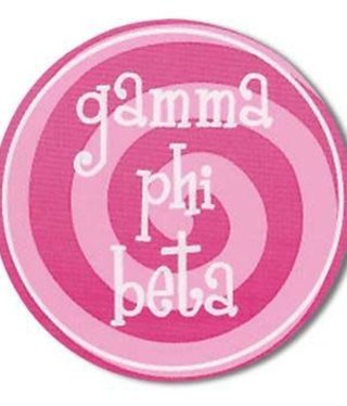 available at m. lynne designs Gamma Phi Beta Bumper Sticker
