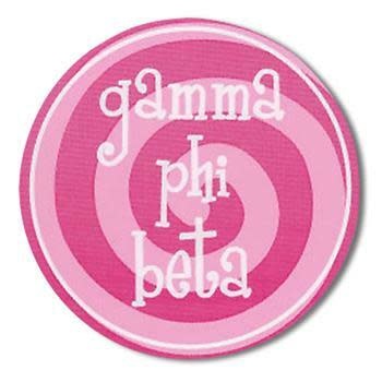 available at m. lynne designs Gamma Phi Beta Bumper Sticker