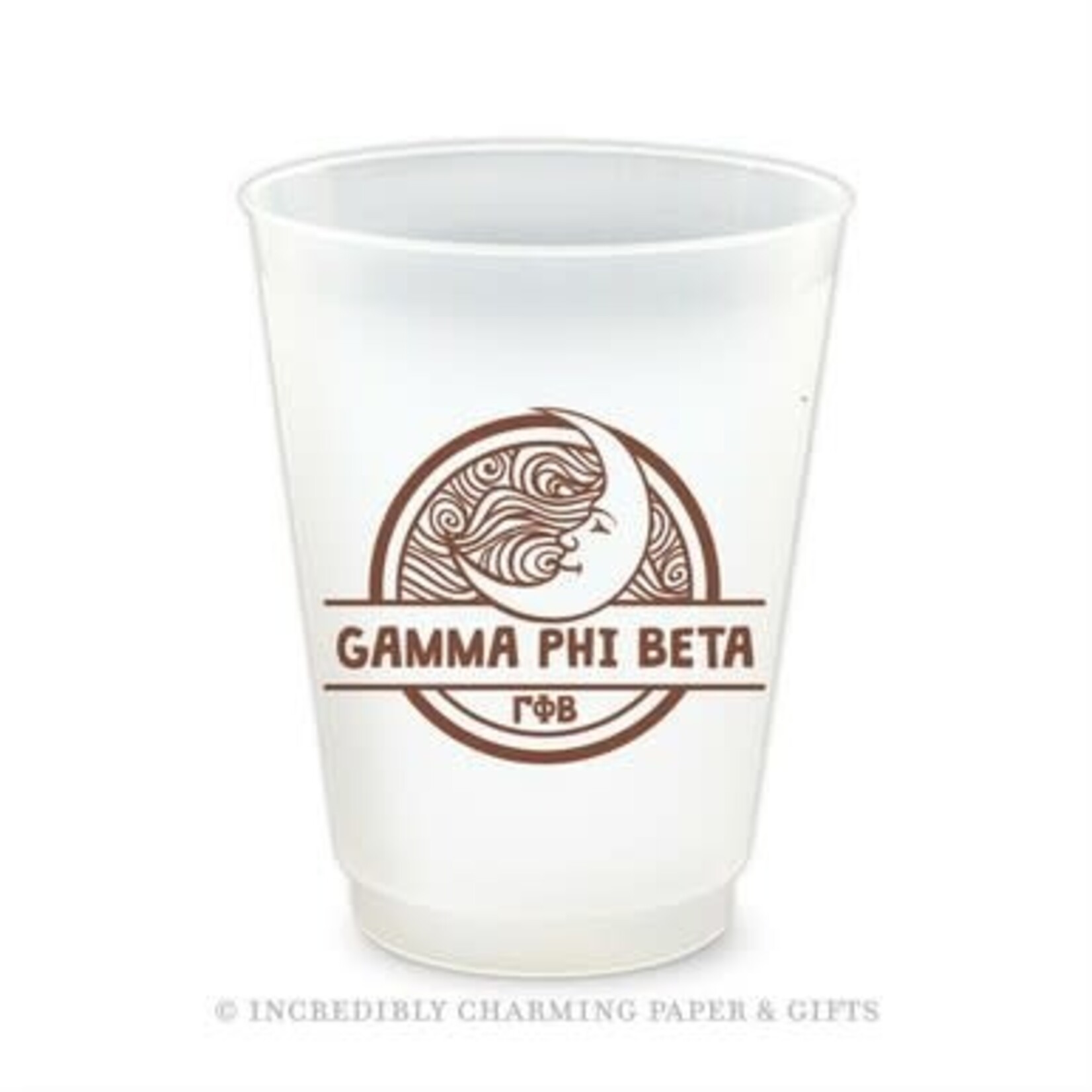m. lynne designs gamma phi beta icon frost flex cup