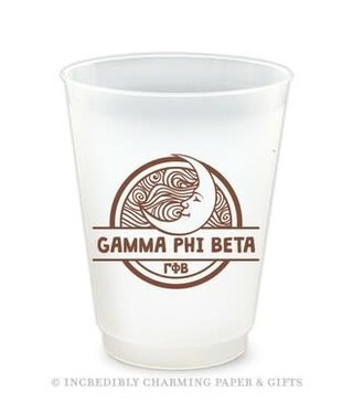 available at m. lynne designs Gamma Phi Beta Icon Frost Flex Cup
