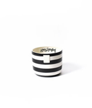 happy everything Black Stripe Happy Everything Mini Bowl