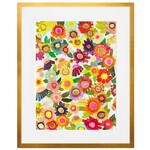 m. lynne designs blooms framed print