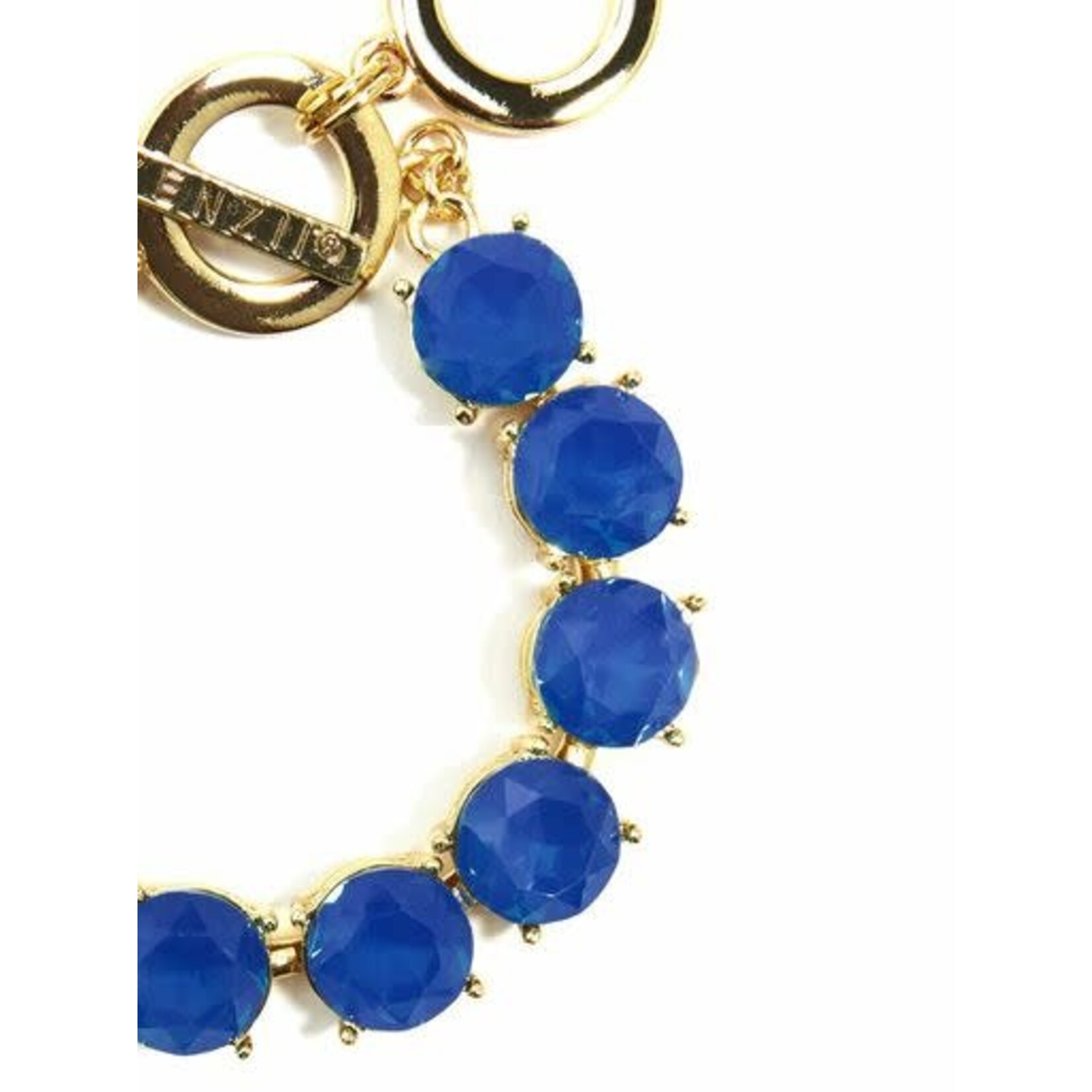 m. lynne designs blue chunky diamond bracelet